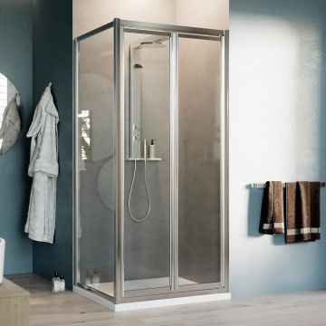 Box Doccia con Easy-Clean mod. Prime Duo 1 Anta con Apertura a Sinistra